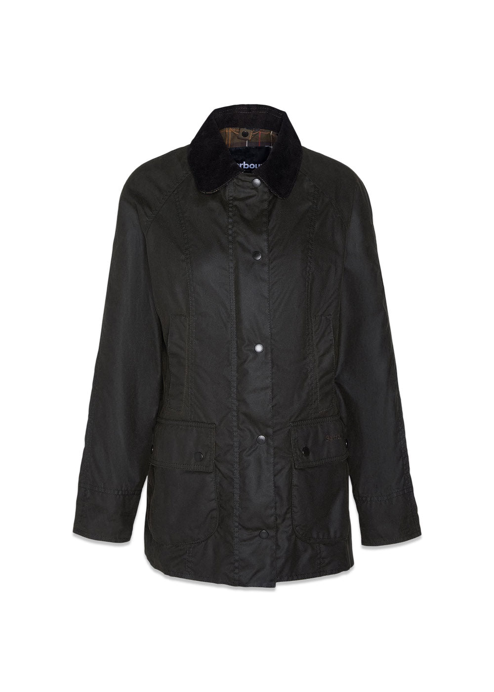 Beadnell Wax Jacket - Olive-Outerwear-Barbour-Butler Loftet