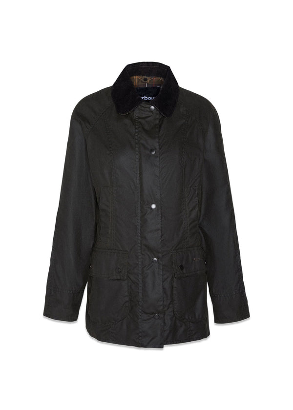 Beadnell Wax Jacket - Olive-Outerwear-Barbour-Butler Loftet