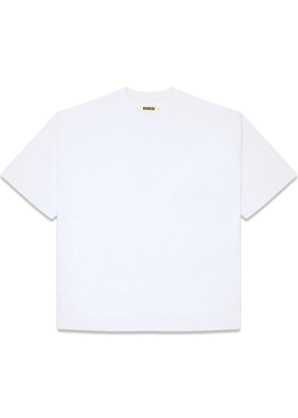 Beam Base Tee - White-T-shirts-Woodbird-Butler Loftet