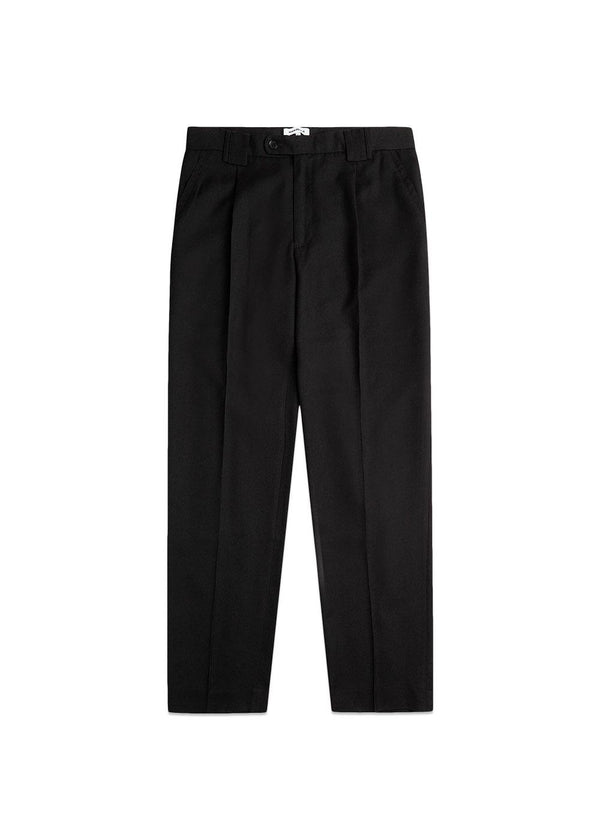 Ben Suit Pant - Black-Pants-Woodbird-Butler Loftet
