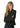 Bertha Structure Blouse - Black-Blouses-Neo Noir-Butler Loftet