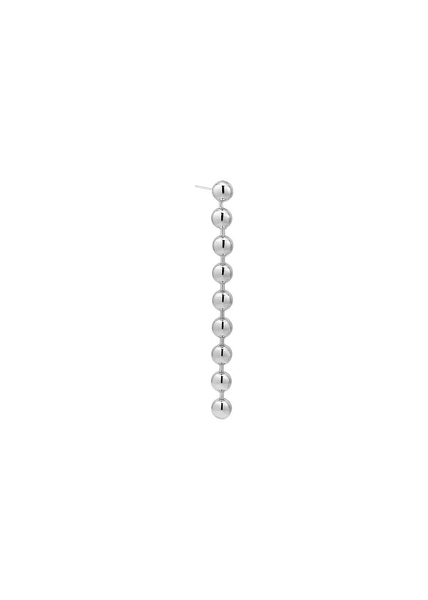 Big Atomic Chain Stud - Silver-Jewellery-Jane Kønig-Butler Loftet