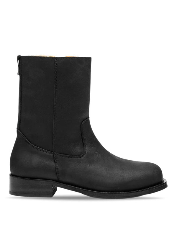 Billy - Black Crazy Horse Leather-Boots-Playboy Footwear-Butler Loftet