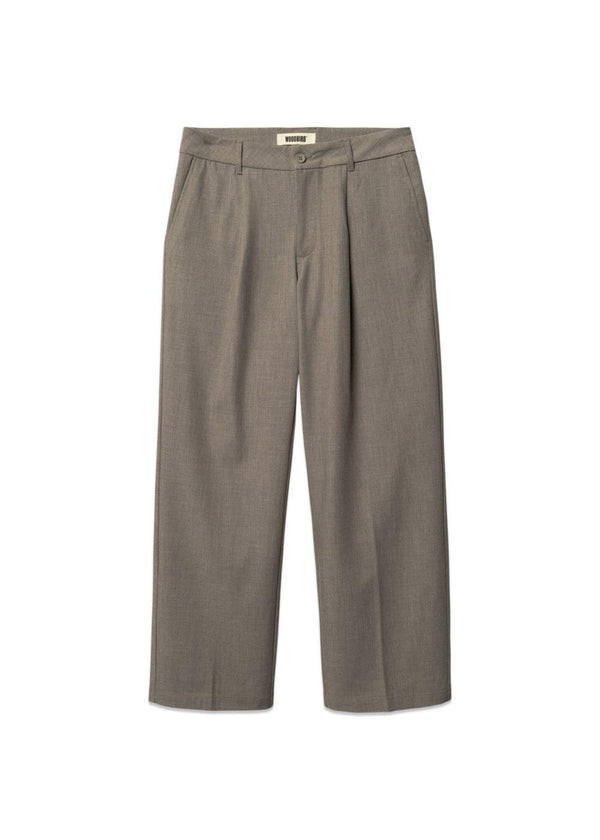 Bin Guan Pants - Sand Melange-Pants-Woodbird-Butler Loftet