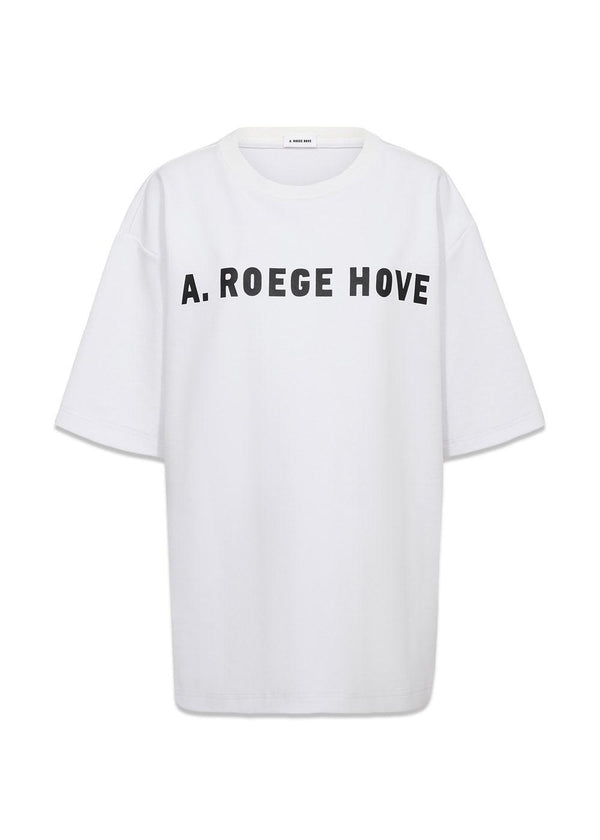 Bo Logo Tee - White-T-shirts-A. Roege Hove-Butler Loftet