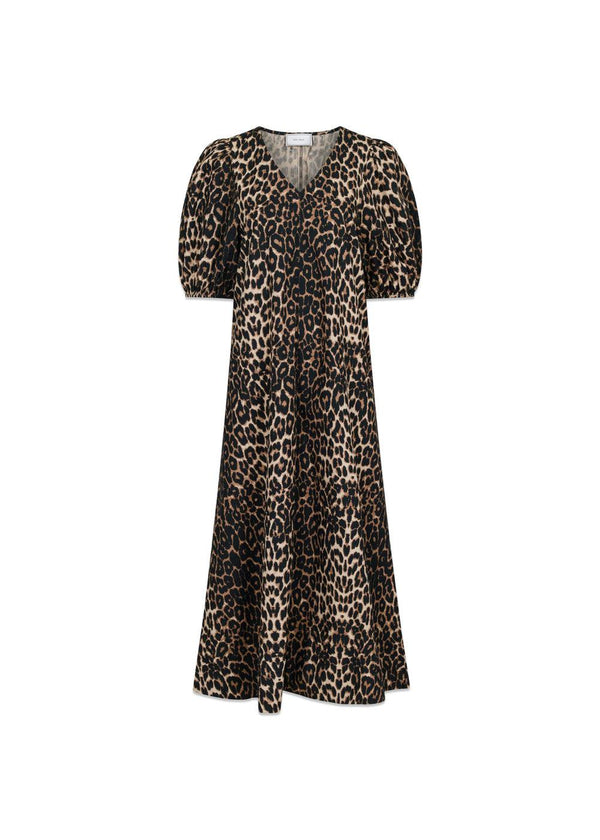 Bobbie Leo Dress - Leopard-Dress-Neo Noir-Butler Loftet
