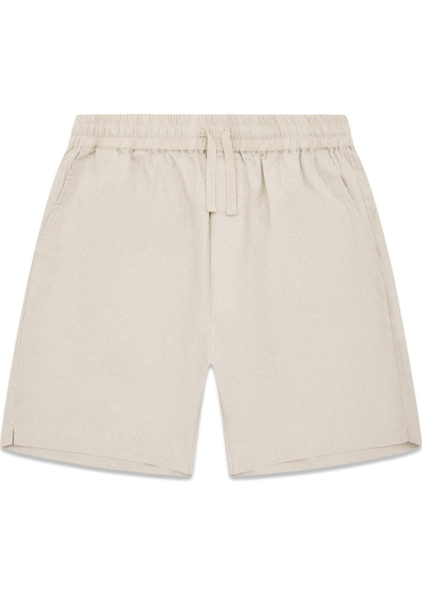 Bommy Linen Shorts - Sand-Shorts-Woodbird-Butler Loftet