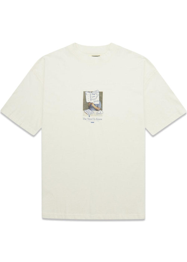 Bose Chop Tee - Off White-T-shirts-Woodbird-Butler Loftet