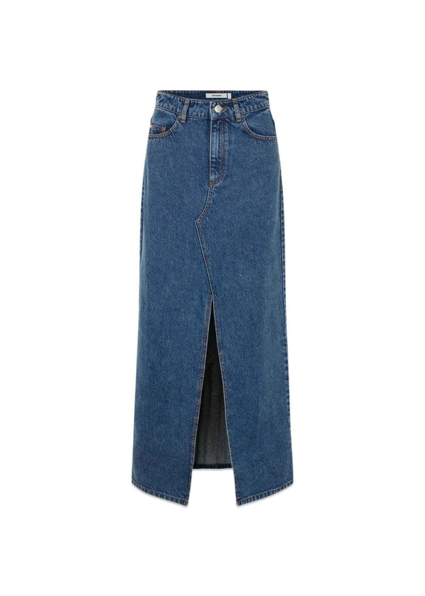 Britney Maxi Skirt 0102 - 0102 Middle Blue-Skirts-Oval Square-Butler Loftet
