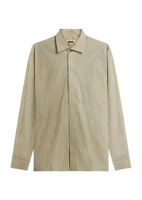 Buzo Striped Shirt - Yellow-Shirts-Woodbird-Butler Loftet