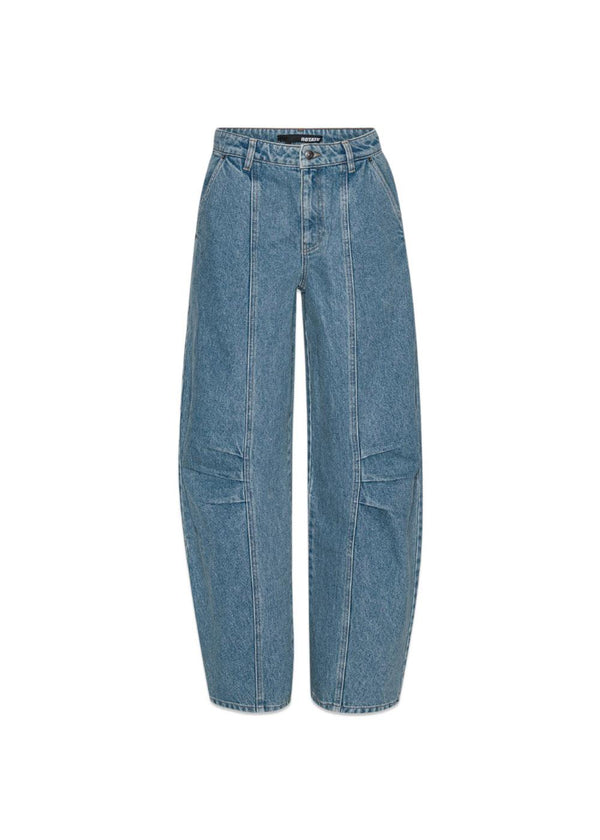CARGO DENIM PANTS - Vintage Blue-Jeans-Rotate-Butler Loftet