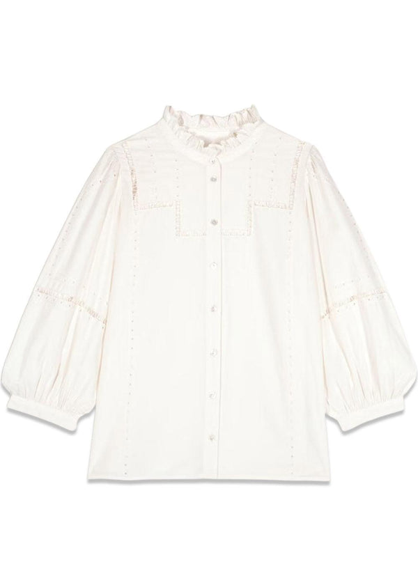 CHEMISE TAMIE - Ecru-Shirts-Ba&sh-Butler Loftet