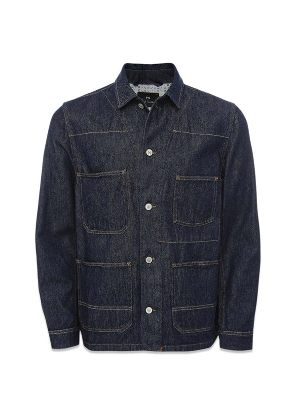 CHORE JACKET - Rinse Wash-Outerwear-Paul Smith - PS-Butler Loftet