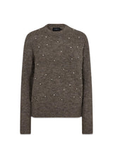 CMDIAMOND PULLOVER - Timber Wolf Melange-Knitwear-Copenhagen Muse-Butler Loftet
