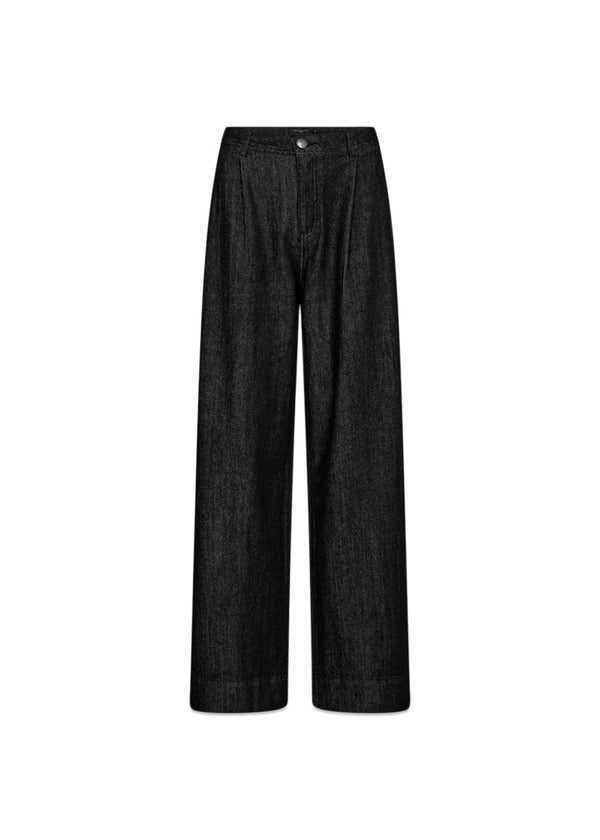 CMJEAN WIDE PANTS - Washed Black-Pants-Copenhagen Muse-Butler Loftet