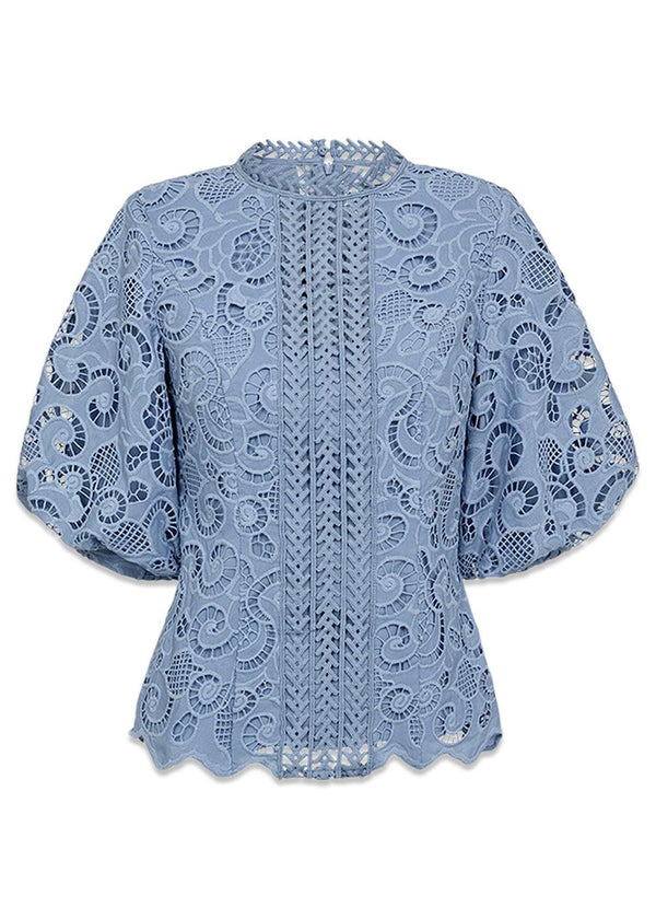 CMLANLY-BLOUSE - Forever Blue-Blouses-Copenhagen Muse-Butler Loftet