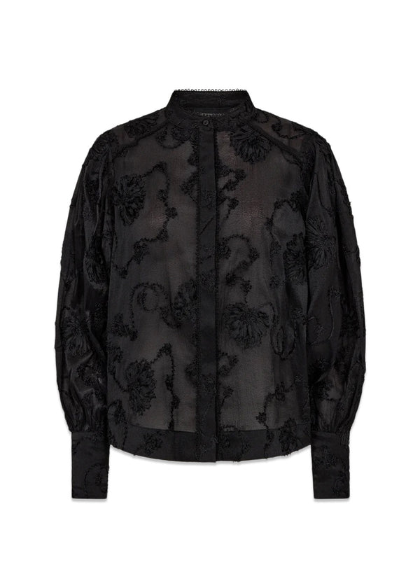 CMMILDE-SHIRT - Black-Blouses-Copenhagen Muse-Butler Loftet