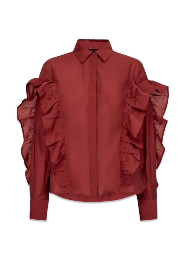 CMMOLLY-SHIRT - Red Pear-Shirts-Copenhagen Muse-Butler Loftet