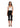 Capri Ruffle Pants - Black-Pants-Rotate-Butler Loftet