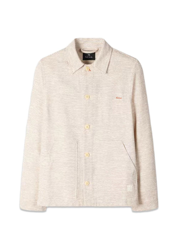 Casual Fit Chore Jkt - White-Outerwear-Paul Smith - PS-Butler Loftet