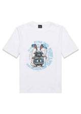 Casual Fit SS T-Shirt Tape - White-T-shirts-Paul Smith - PS-Butler Loftet