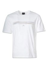 Casual Fit T-Shirt Stripes - White-T-shirts-Paul Smith - PS-Butler Loftet