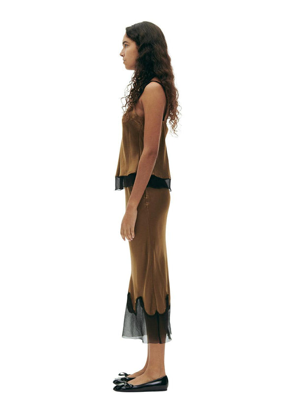 Catania Top - Olive-Blouses-The Garment-Butler Loftet