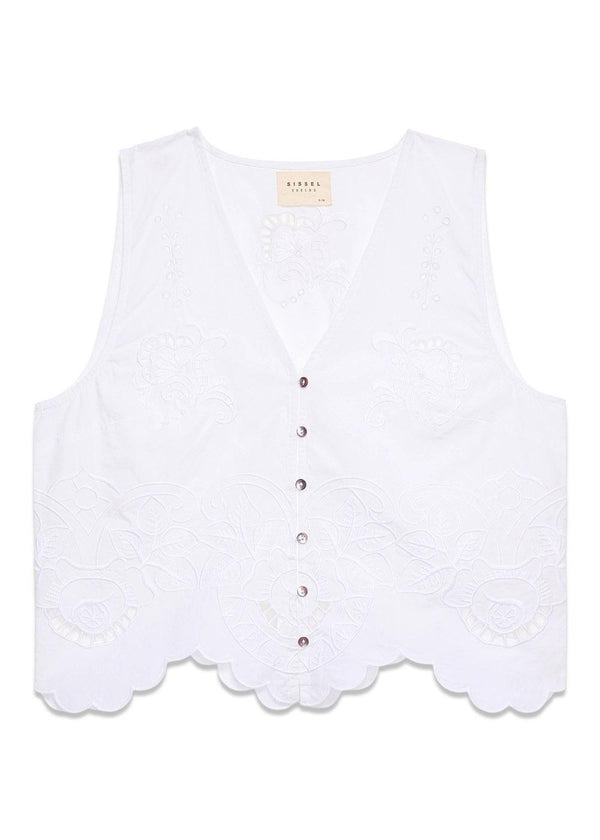 Celestine Top - White-Top-Sissel Edelbo-Butler Loftet