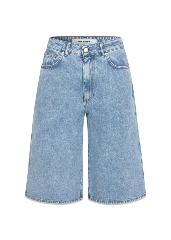 City Denim Shorts 0105 - Light Blue-Shorts-Oval Square-Butler Loftet