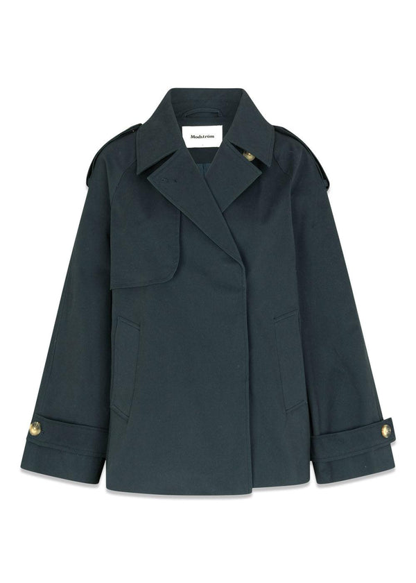 Modströms Clara jacket - Midnight Blue. Køb overtøj her.