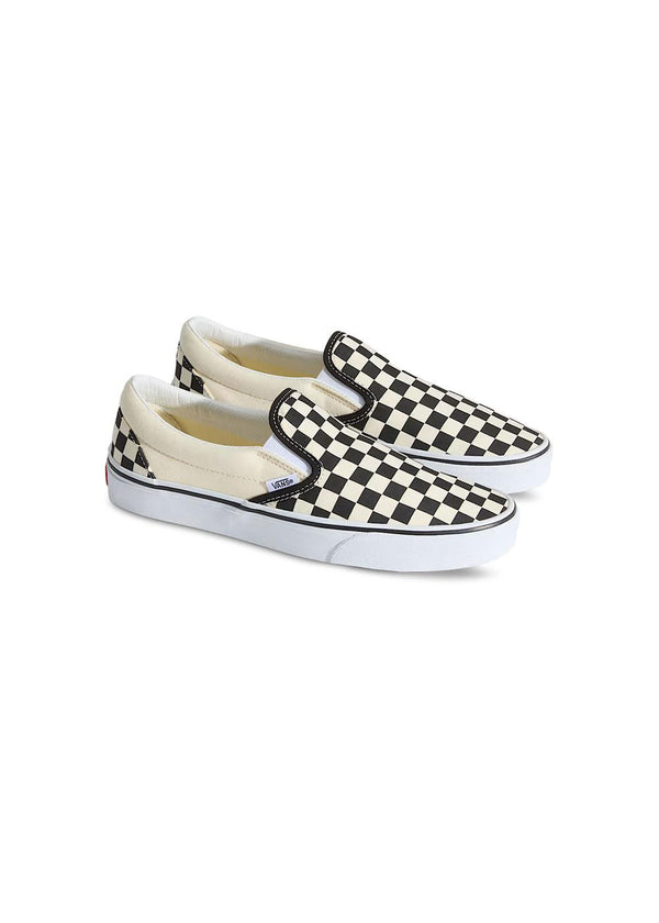 Classic Slip-On CHBD BLKWH - Blk&Whtchckerbo-Shoes-Vans-Butler Loftet