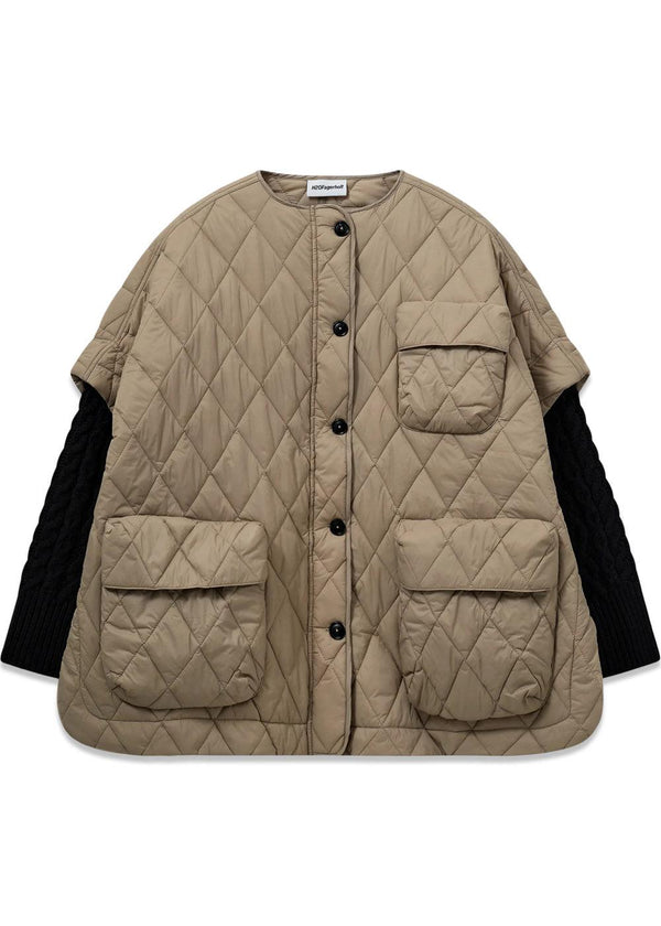 Cosiah jacket - Creamy Grey-Outerwear-H2O Fagerholt-Butler Loftet