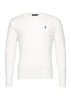 Cotton Cable Knit - White-Knitwear-Ralph Lauren-Butler Loftet