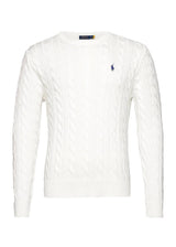 Cotton Cable Knit - White-Knitwear-Ralph Lauren-Butler Loftet