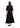 Cotton Poplin Long Shirt Dress - Black-Dress-Ganni-Butler Loftet
