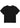 Cropped Womens Tee - Black-T-shirts-Bareen-Butler Loftet