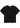 Cropped Womens Tee - Black-T-shirts-Bareen-Butler Loftet