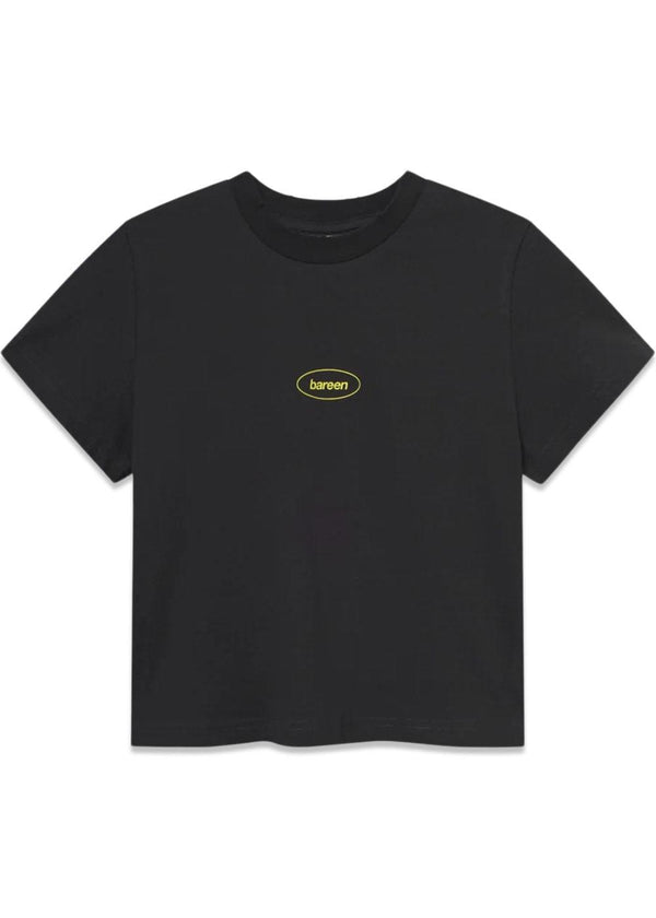 Cropped Womens Tee - Vintage Black-T-shirts-Bareen-Butler Loftet