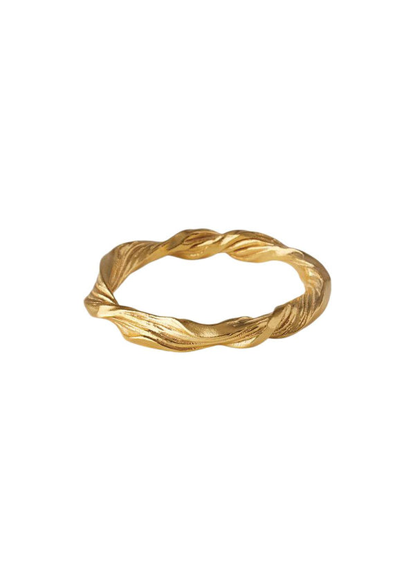 Dancing Wave Ring - Gold Plated-Jewellery-Pernille Corydon-Butler Loftet