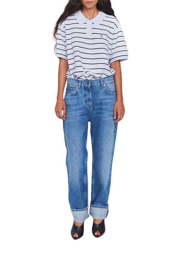 Darcy Distressed Jeans - Washed Blue-Jeans-The Garment-Butler Loftet