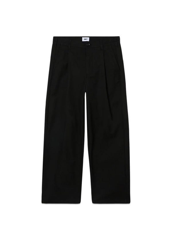 Dean Pleated Pant - Black-Pants-OBEY-Butler Loftet