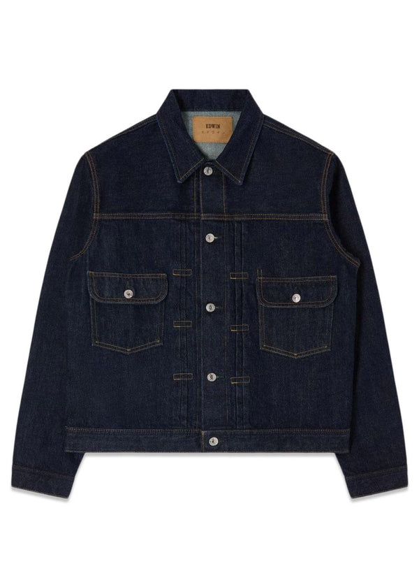 Denim Jacket - Rinsed Blue-Outerwear-Edwin-Butler Loftet