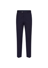 Oscar Jacobson's Denz Trousers - Navy. Buy trousers here.