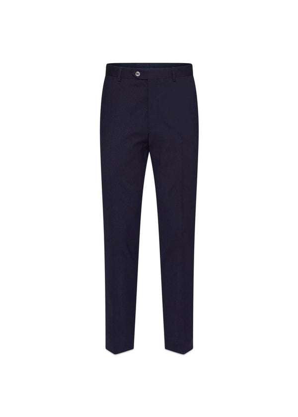 Oscar Jacobson's Denz Trousers - Navy. Buy trousers here.