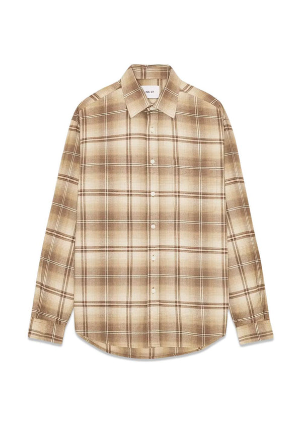 Deon 5465 - Camel Check Shirts-Nn. 07-Butler Loftet