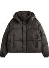 Dyngja Down W Cropped Jacket - Licorice-Outerwear-66 North-Butler Loftet