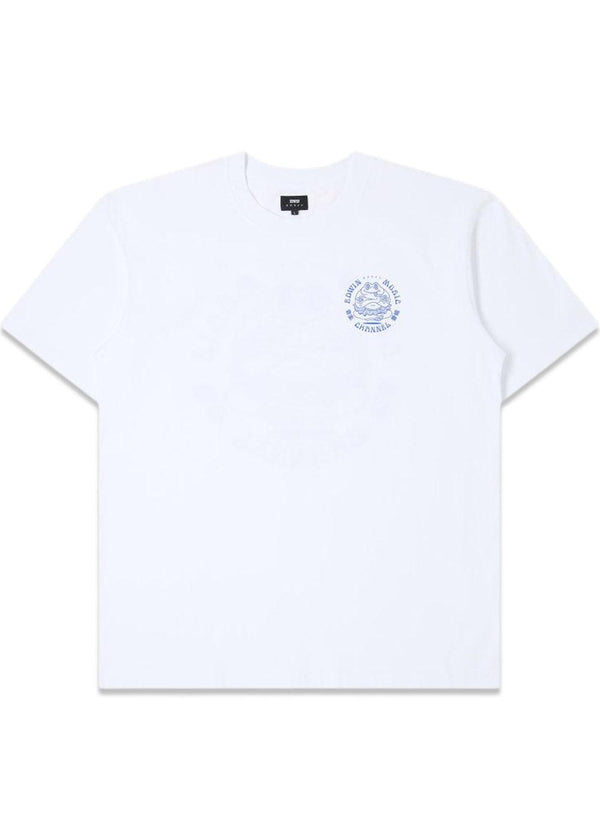 EDWIN MUSIC CHANNEL T-SHIRT - White-T-shirts-Edwin-Butler Loftet