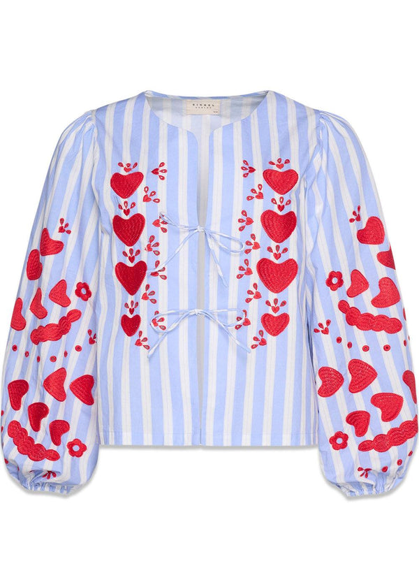 Elisabeth Top - Vintage Stripes-Blouses-Sissel Edelbo-Butler Loftet