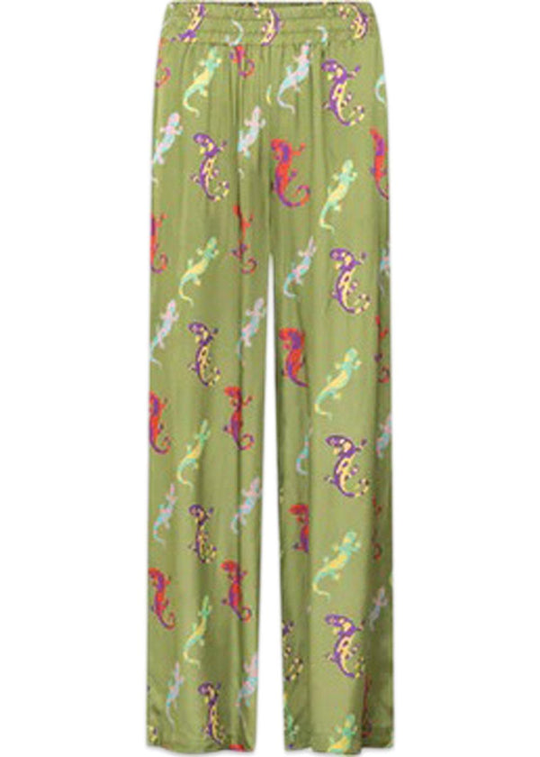Eloise Trousers - The Salamander Art Print-Pants-HUNKØN-Butler Loftet