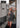 EmiliaMD halterneck dress - Gray Pinstripe-Dress-Modström-Butler Loftet
